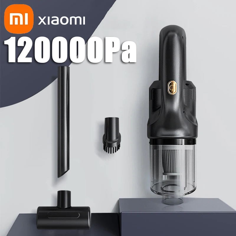 

Xiaomi New 120000PA Car Vacuum Cleaner Mini Portable Wireless Hand held Cleaner For Home Powerful Cleaning Machine Car Cleaner