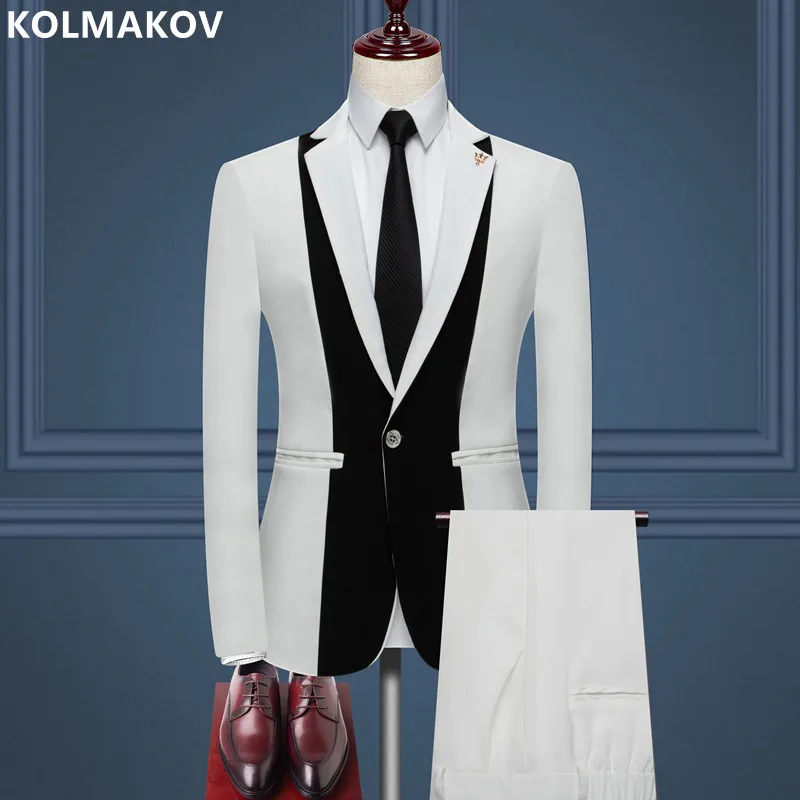 2022 Spring And Autumn New Men's Classic Fashion Twopiece Suit Men's