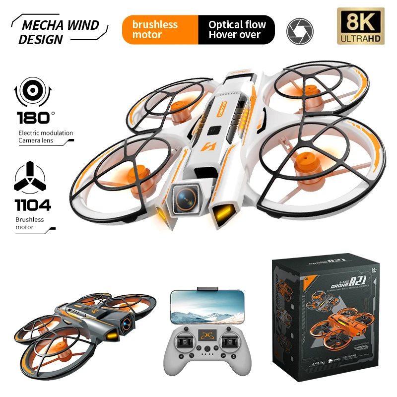 Nuovo A21 PRO Drone professionale FPV 8K HD Doppia fotocamera Motore brushless Evitamento ostacoli UFO Quadcopter Giocattolo - Image 4