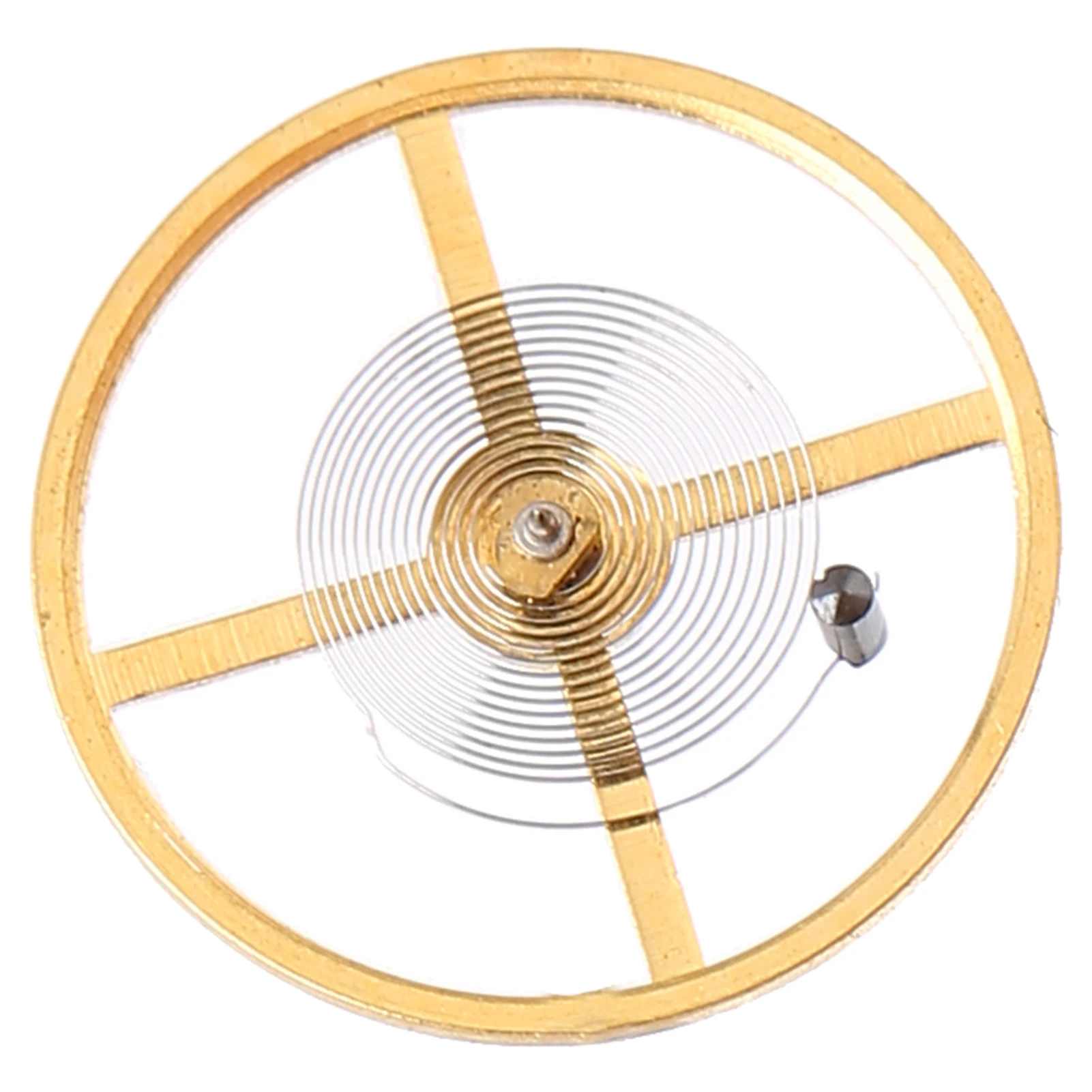 Watch Balance Wheel Replacement Part Golden Fashionable Watch Movement Balance Wheel for Repair