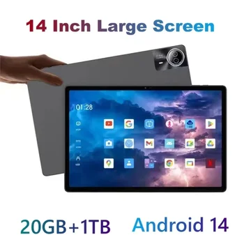 Tablet 2025 Android PC a grande schermo 20 GB + 1 TB Chiamata telefonica Tablet WIFI con una scheda SIM per chiamate telefoniche Tablet educativo per bambini 1