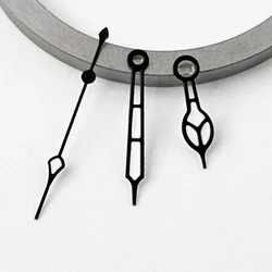 Elegant Luminous Silver & Gold Watch Hands with Rose Gold Accents (NO.3 Black)