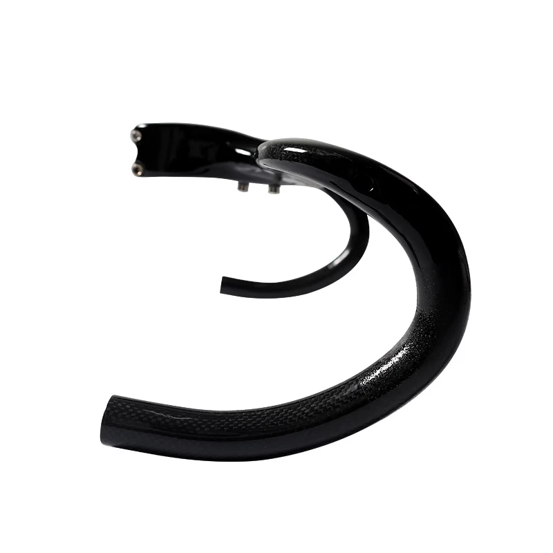New 6 color ASIACOM compact type Road bike 3K full carbon fibre bicycle handlebar and stem integrated 400-440*90-120mm new