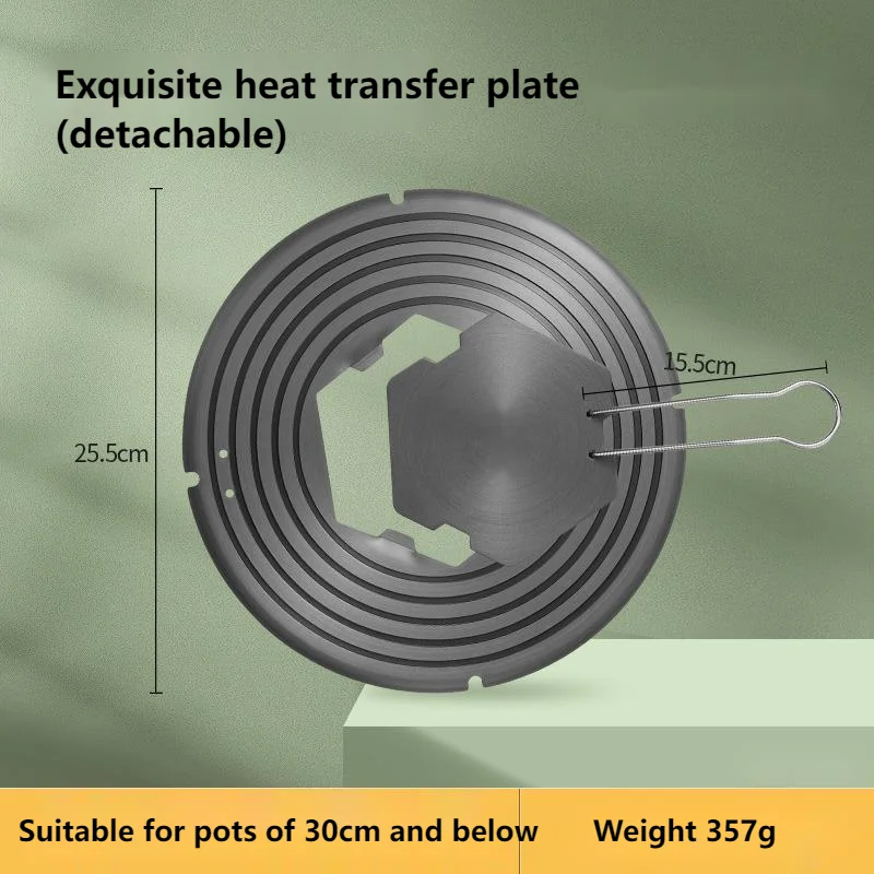 Gas Stove Household Detachable Heat Transfer Plate Thermal Insulation Anti Burning Kitchen Thawing defrosting tray heat conduction plate