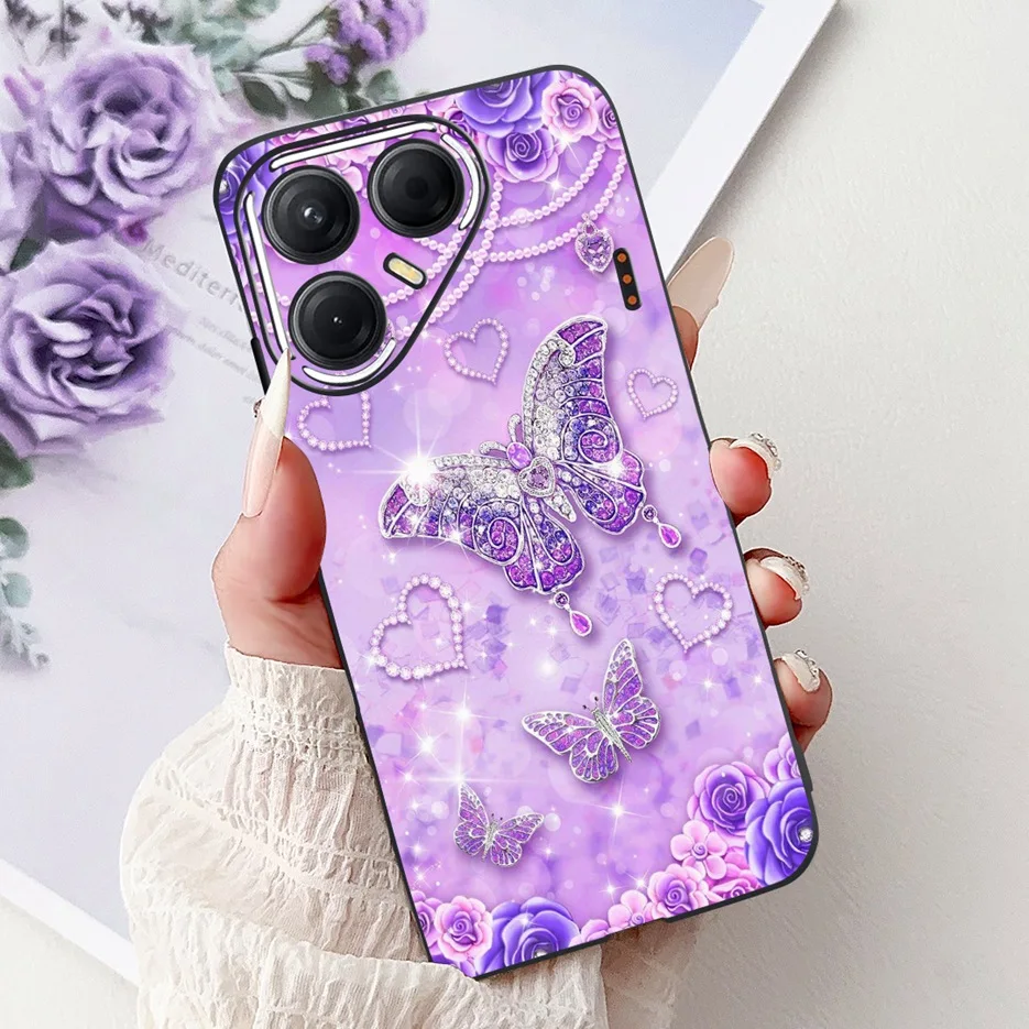 Stylish Painted Soft Silicone Phone Case Cover