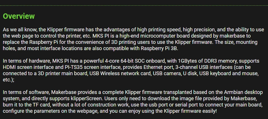 Klipper, 3.5 