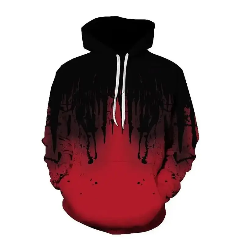 

Factory Direct Supply Fashion Men Unisex Ink 3D Printing Casual Hoodie Large Outdoor Sports Loose Custom Couple Oversized Hooded