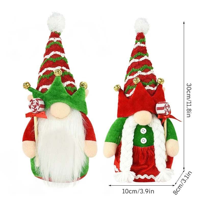 Gnome Christmas Faceless Doll Santa Claus Snowman Elf Merry ...