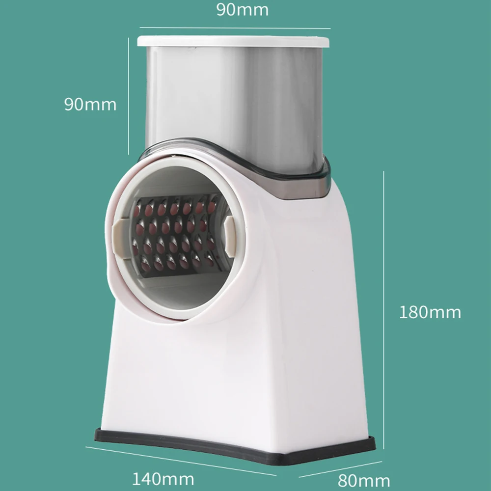 3 in 1 Multifunctional Vegetable Cutter Shredders Roller Hand Crank Potatoes Cucumbers Radishes Vegetable Slicer With Stainless 3