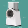 3 in 1 Multifunctional Vegetable Cutter Shredders Roller Hand Crank Potatoes Cucumbers Radishes Vegetable Slicer With Stainless 3