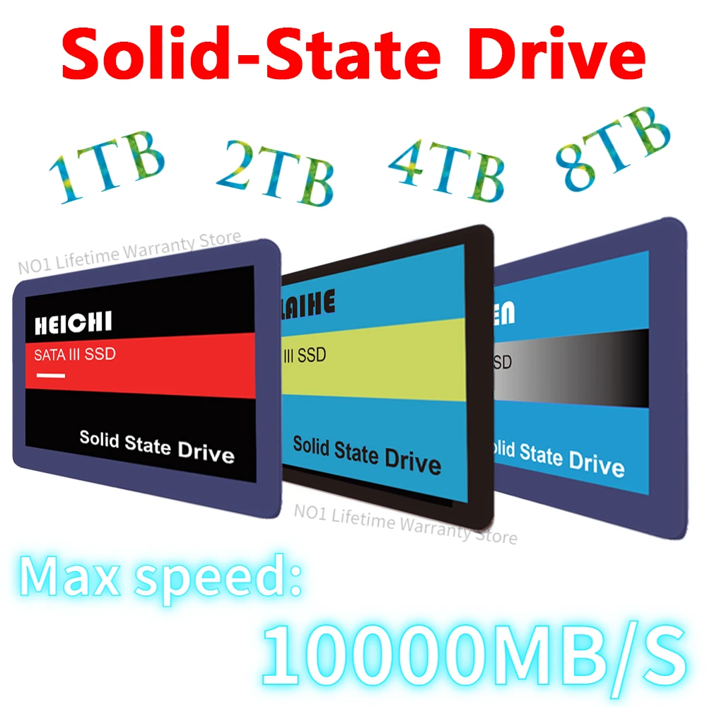 

8TB 2023 Original M.2 SSD 2280 500GB 1TB 2TB Solid State Laptop Universal Hard Disk Desktop High Capacity 1tb Solid State Drive