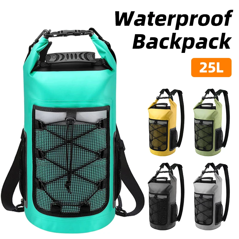 Waterproof PVC Backpack for Swimming Boating Kayaking Camping