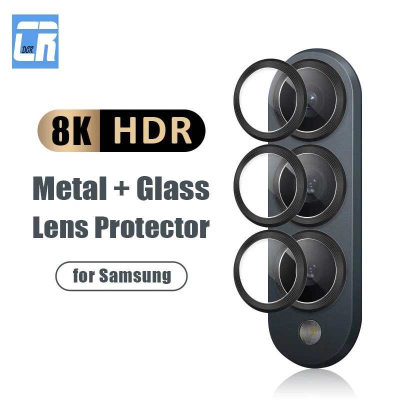 3-2Pcs Protezione Della Fotocamera In Lega Di Alluminio Per Samsung Galaxy Z Fold 5 Z Flip 5 A54 A34 A24 A14 S23 Fe Protezione Dell'Obiettivo In Metal