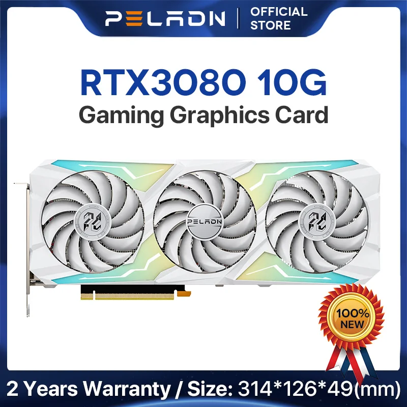 Peladn Rtx 3080 10Gb Graphics Card Nvidia Gpu 8Pin+8Pin Gddr6X 320Bit Rtx3080 10G Video Card For Desktop Pc