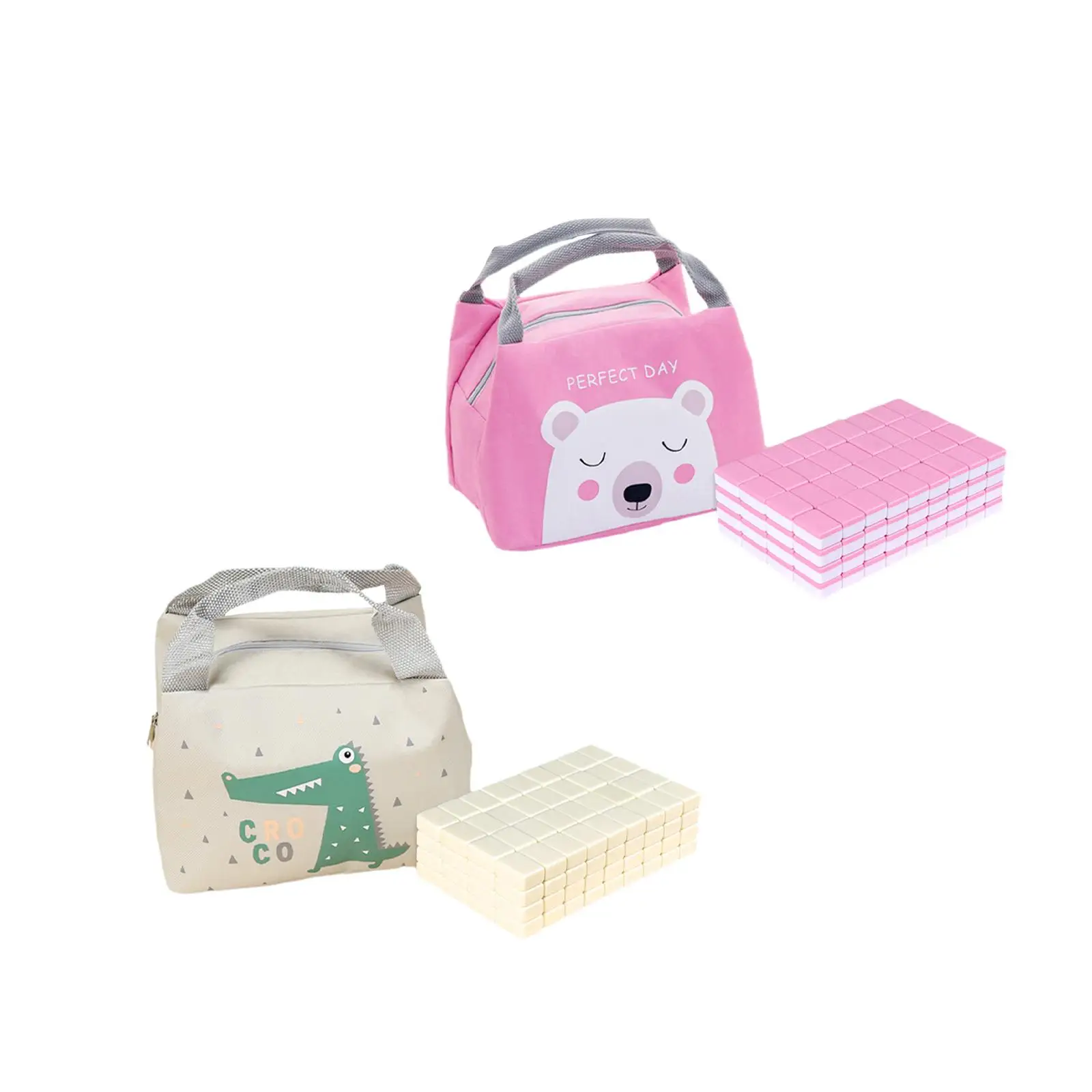 

144 Tiles Mahjong Chinese Mahjong Toy Set 144 Sheets Portable Travel Mini Mahjong Travel Mahjong Set for Home Family Festival