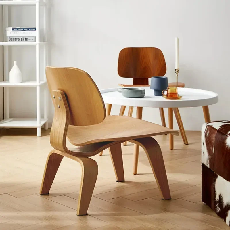 Walnut Shell Chair Replica for Home Living Room and Office
