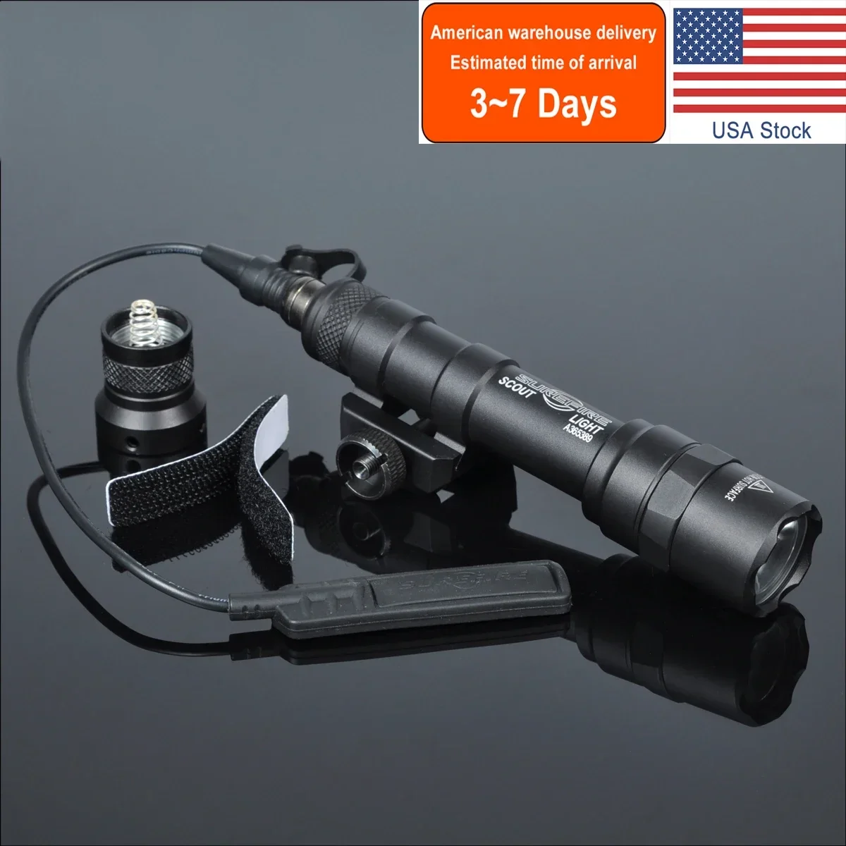 Tático surefire m600 m600b m600c arma luz lanterna rifle lanterna