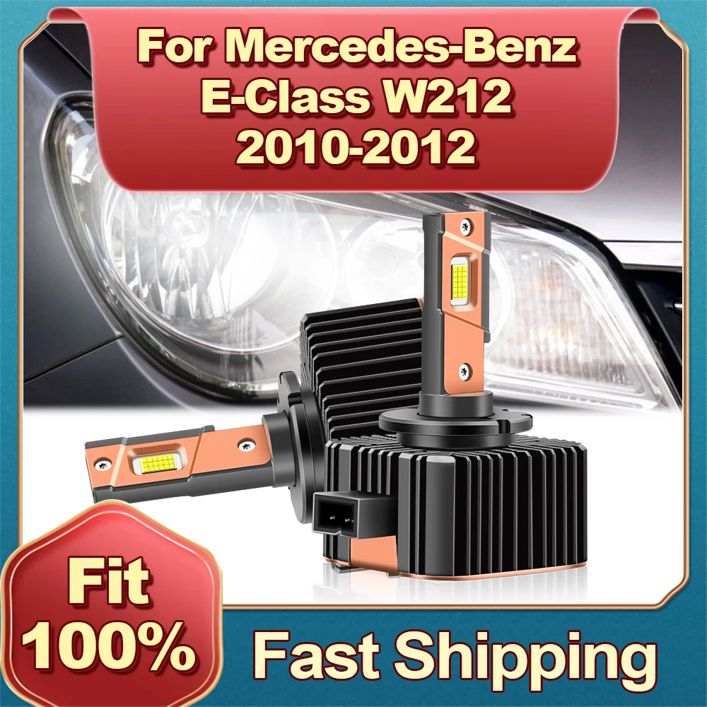 

2PCS 50000Lm Brightness D1S LED Conversion Headlight 6000K Car Bulbs For Mercedes-Benz E Class W212 2010 2011 2012