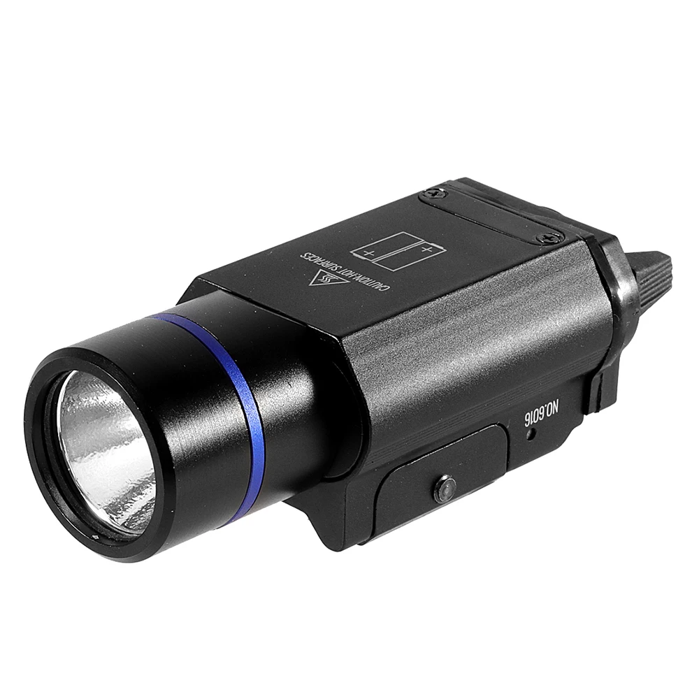 

Full Aluminum Alloy 500 Lumens Led Tactical Flashlight Waterproof Strobe Hunting Gun Lights With 20mm Picatinny Rail Mount.