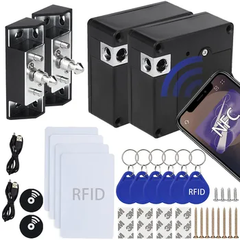 RFID 숨겨진 캐비닛 잠금 장치, 숨겨진 캐비닛용 보이지 않는 전자 잠금 장치, 나무 가슴 서랍 찬장 도구 상자
