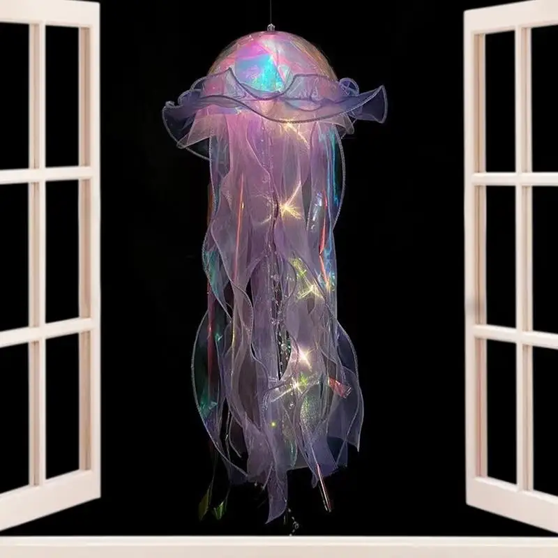 

Jellyfish Lantern Decoration Ocean Jellyfish Lights Colorful Jelly Fish Lamps Jelly-Fish Shape Light Decors For Room Decoration