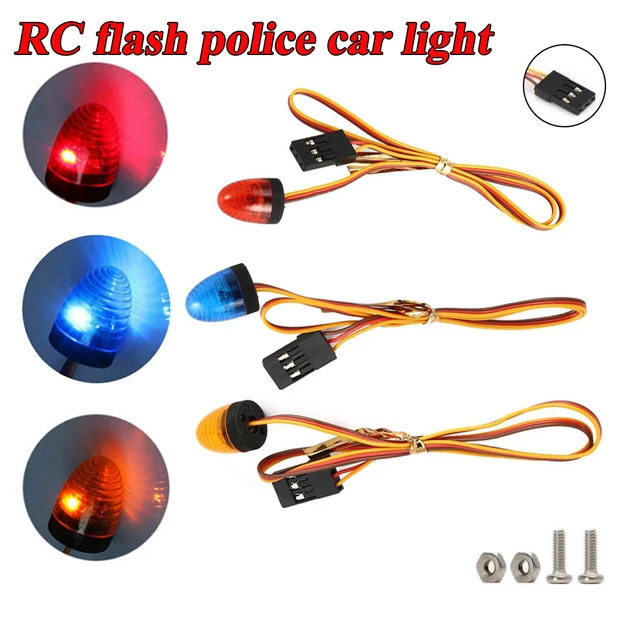 RC Auto Multi-funktion Lampe Simulation Polizei Flash Helle LED Nacht Alarm  Licht für HSP Axial Modell Ersatzteile Spielzeug teile Zubehör - AliExpress