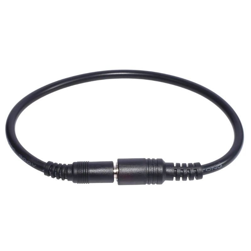 30cm DC6.5x4.4mm Extended Line Power Cable 6.5x4.4mm for Notebook Short Extension Cord 18AWG 120W Black