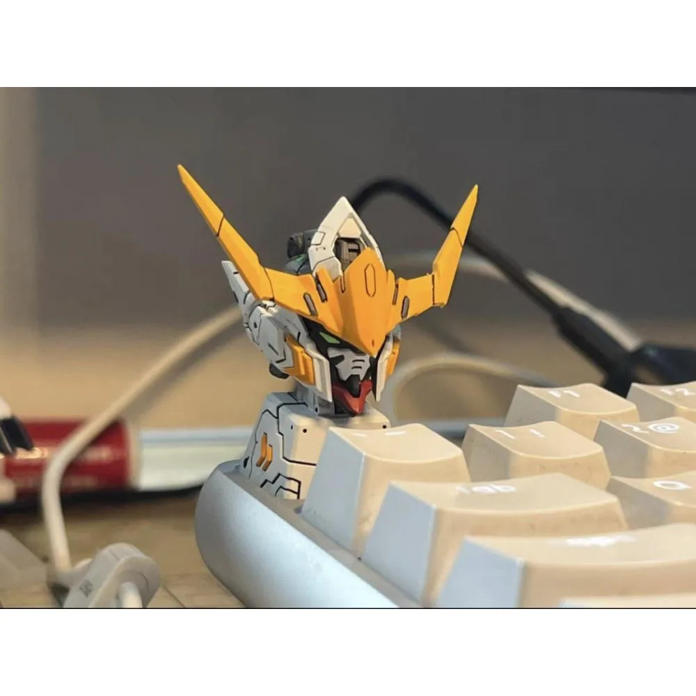 

Anime Surrounding Gundam Model Babatos 3D Creative Relief Mechanical Keyboard Decorative Key Cap Collection Gif