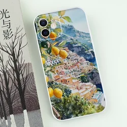 Seaside Fruit Lemon Shockproof Non - Slip Phone Case Cover - iPhone 12 (-1)