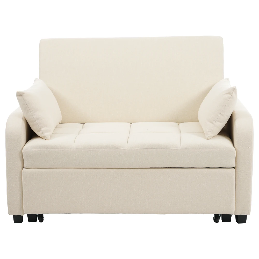 Multifunktionales Klappschlafsofa, Sofa mit verstellbarer Rückenlehne, ideal für kleine Wohnungen und Studentenwohnheime, 180 x 127 cm großes Komfort-Schlafsofa – Detail 13