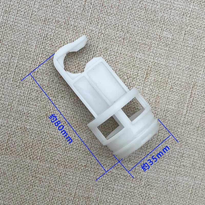 Toilet Water Tank Inlet Valve Plastic Clip Seat Toilet Water Injection Valve White Snap Fitting