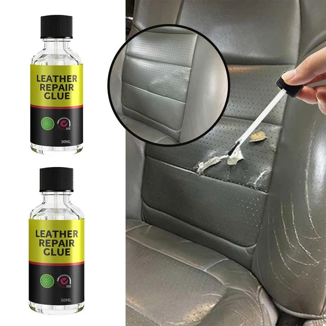30ml/50ml Leather Repair Glue Adhesive Practical Leather Restorer Fluid For  Furniture Car Seats Sofa Purses Bags Jackets Coats - AliExpress