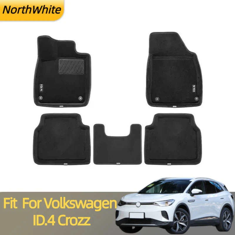 Floor Mats  Foot Mats Set for Volkswagen ID.4 2021-2023