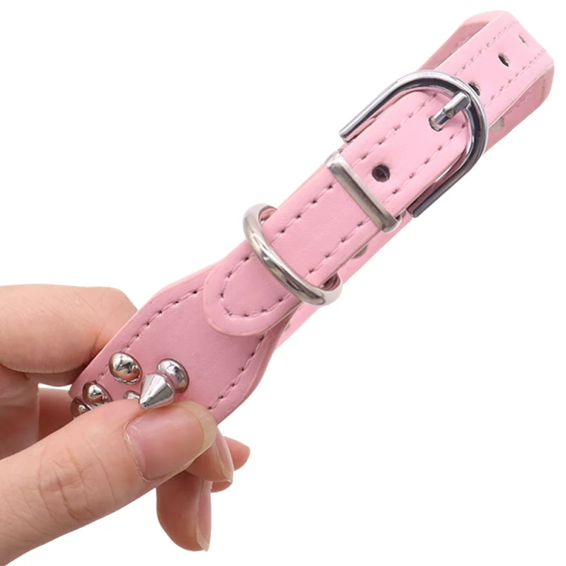 Adjustable Studded Dog Collar For Medium And Large Dogs Punk Style_voghion.com