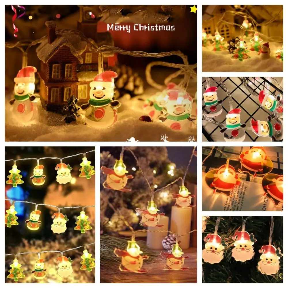 

Christmas Tree Christmas Light String Santa Claus Carry Bag Old Man Xmas Ornaments Light Snowman LED Christmas Lights Strip