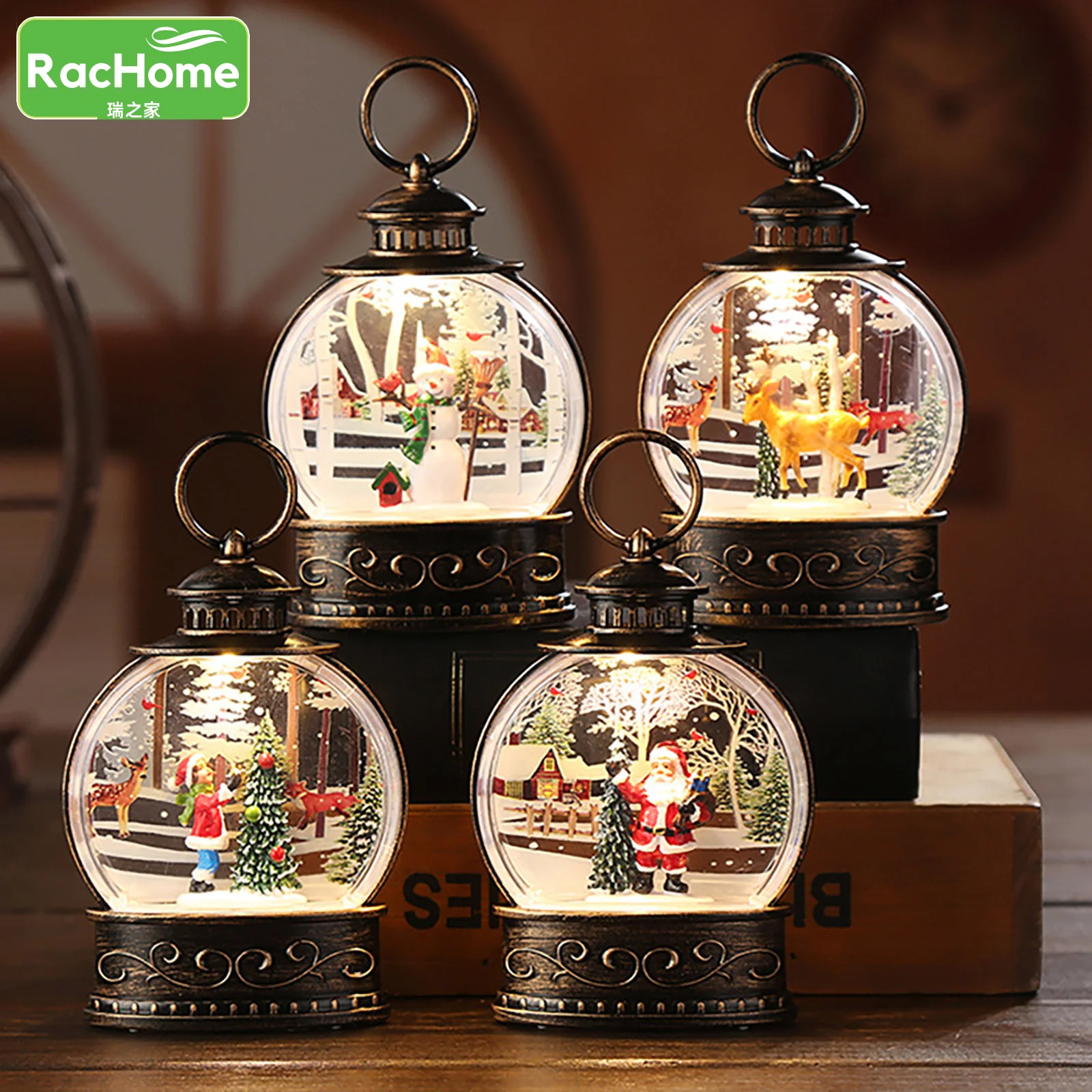 

Подвеска в виде дерева с Санта-Клаусом, снеговиком