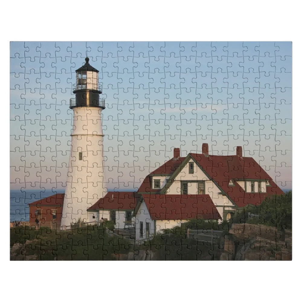 Portland Head Light Jigsaw Puzzle Wooden Name Puzzle Custom Personalized Wooden Name Puzzle Wood Puzzles For Adults light fancy fractal spirals jigsaw puzzle wood photo personalized works of art wooden jigsaws for adults puzzle