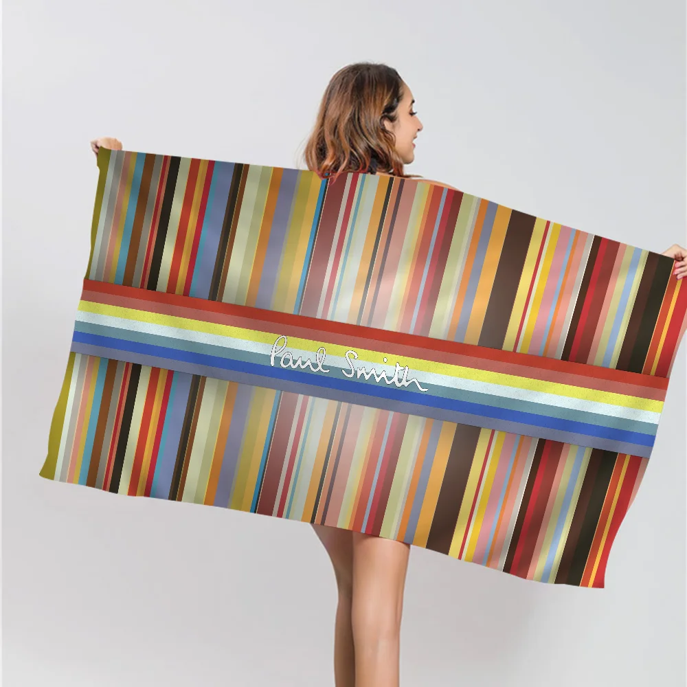P-Paul S-smith Microfiber Printed Beach Towel Mountain Climbing Yoga Beach Swimming Running Absorbent Soft Towel 4