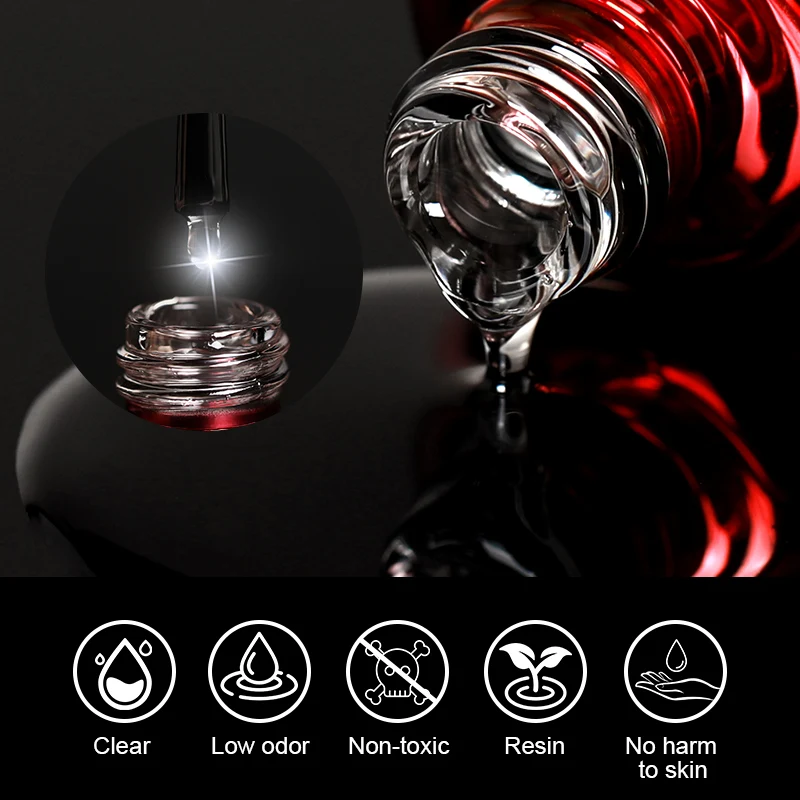 AS Clear Blooming Gel Polish 15ml UV LED Soak Off Nail Art Polish for Spreading Effect Marble Gel Paint Varnish Top Base Coat 3