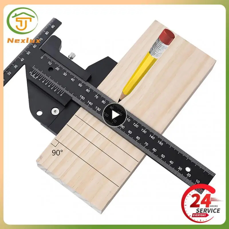 

Высокоточный флейта для деревообработки, алюминиевый сплав, Т-образный скребер, измеритель для столярных работ, маркировочный манометр для столярных работ «сделай сам»