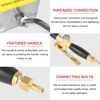 4 Hole Cement Spray Gun, Home Cement Mortar Spraying Machine, Portable Pneumatic Tool Sand Gun Machine Mortar Grouting Machine 3