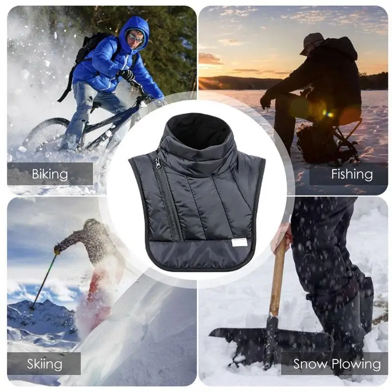 M/XL Winter Warm Neck Chest Warmer For Men Women Windproof Motorbike Warm Scarf Moto Neck Cloak Motorcycle Cycling Thermal