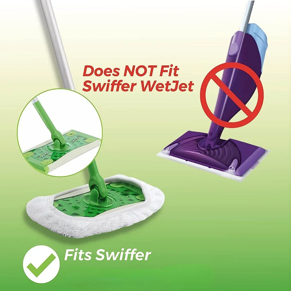 Sweeping Mop Reusable Mop Mat Floor Sweeping Mop Fill Household Cleaning Tools Wet Cloth Dry and Wet Use Compatible with Sweeping