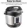 Hamilton Beach 12-in-1 Electric Pressure Cooker with True Slow Cook Technology, Sautés, Browns,Steams,Rice Function,Egg and More 6