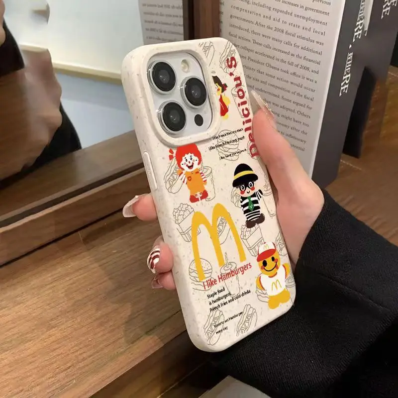 

For Iphone New High-end appearance phone case 14 13 11 12 Pro 13 Pro MAX Hamburg coffee covers