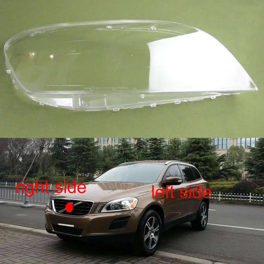 For Volvo Xc60 20092013 Transparent Lampshade Headlamp Cover Glasses