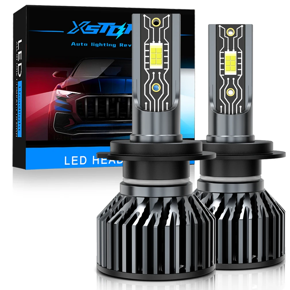 

XSTORM Car Headlight H1 H4 H7 LED H8 H11 9005 HB3 9006 HB4 9012 Hir2 9008 H13 Led Bulb Canbus Automobile Kit H7 Turbo Fog Lamp