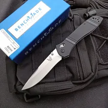 

Benchmade 710 Folding Knife High Hardness D2 Blade G10 Handle Field Self Defense Safety Pocket Knives EDC Tool