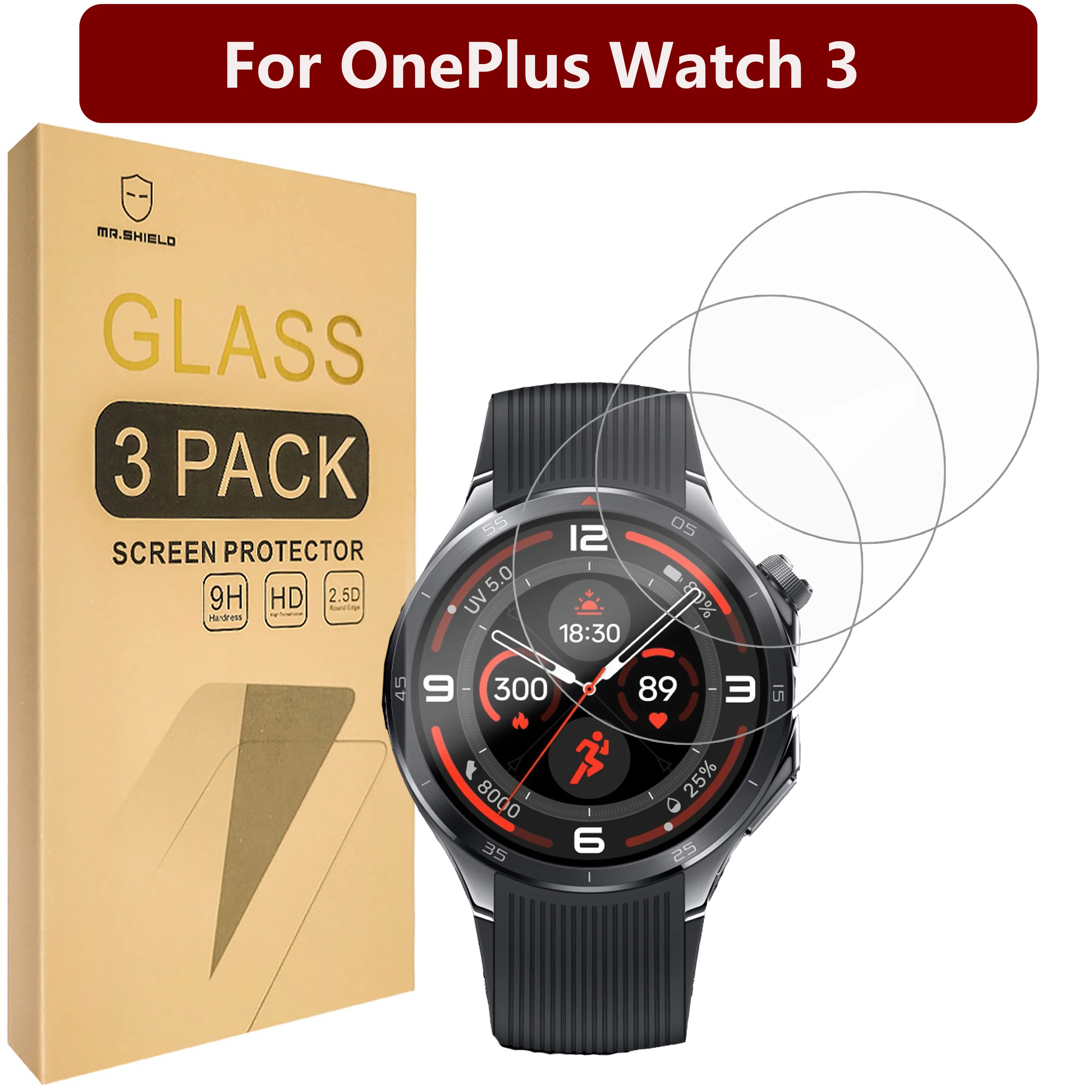 Tempered Glass Smartwatch Compatible With Oneplus 5t Screen