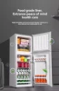 68L Household Small Dormitory Rental With Double Door Freezer Refrigerator Mini Refrigerator 0-18℃ Rapid Cooling BCD-68S138E 3